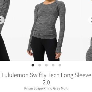lululemon striped swiftly